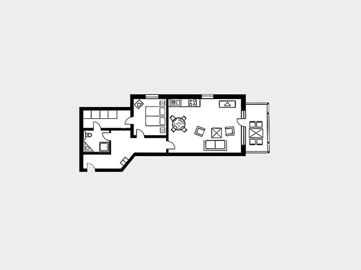 Strandvillen Binz - Ferienwohnung Mit Meerblick, 1 Schlafzimmer Und Balkon Sv-759 Exterior foto